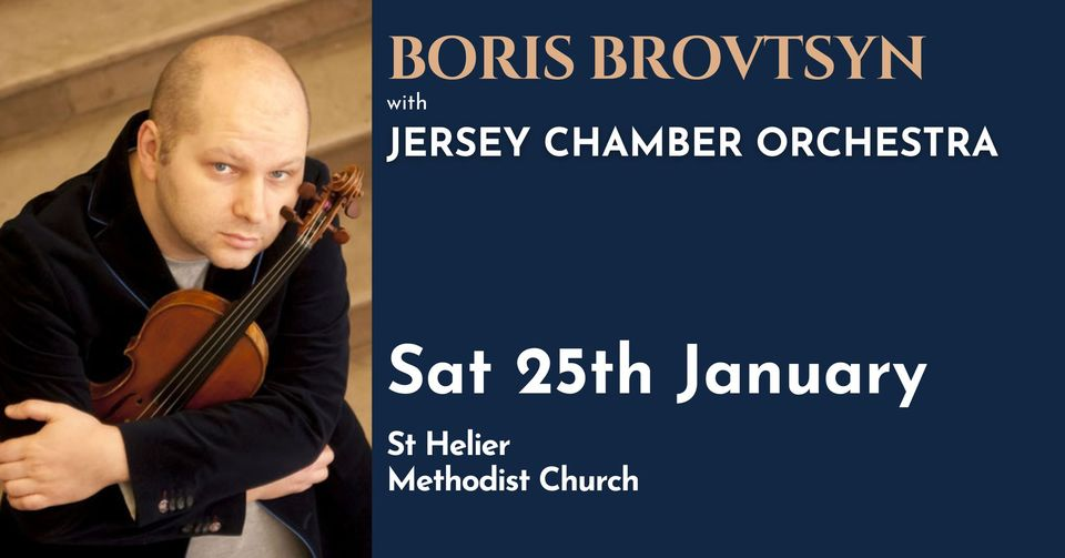 Boris Brovtsyn with the Jersey Chamber Orchestra
