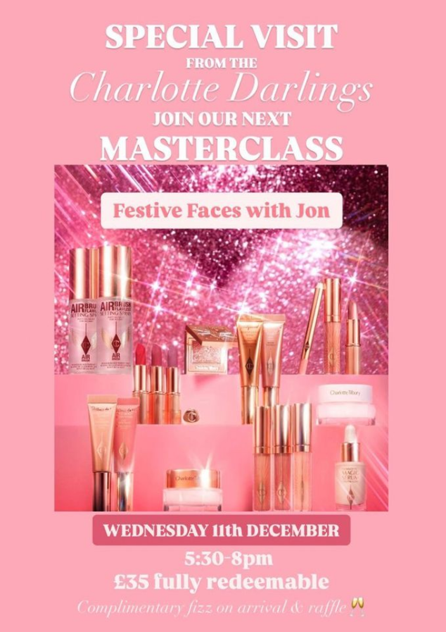 Festive Faces Masterclass with Jon from CHARLOTTE TILBURY!